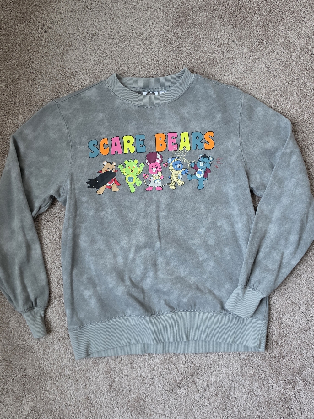 Scare Bears Carebears Graphic Sweatshirt